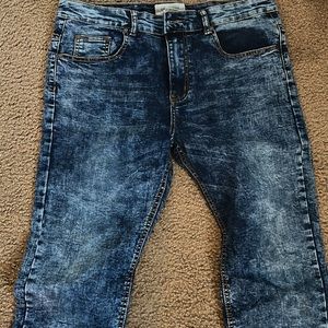 United Denim Bleached Wash Jeans